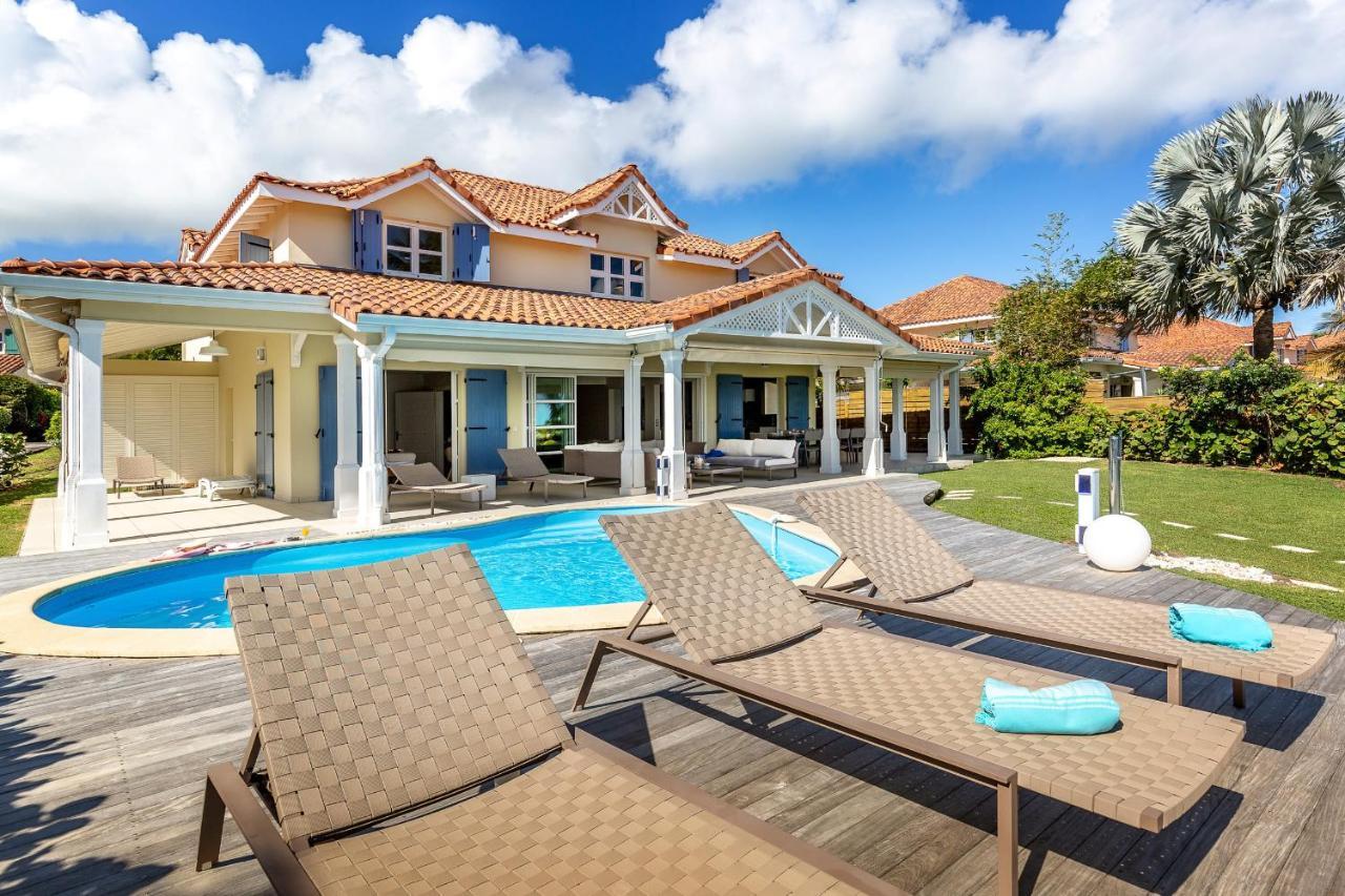 Villa Marine 5 Etoiles Sur La Plage Du Lagon A Deux Pas Du Golf سانت فرانسوا المظهر الخارجي الصورة