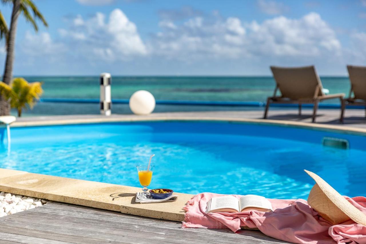 Villa Marine 5 Etoiles Sur La Plage Du Lagon A Deux Pas Du Golf سانت فرانسوا المظهر الخارجي الصورة