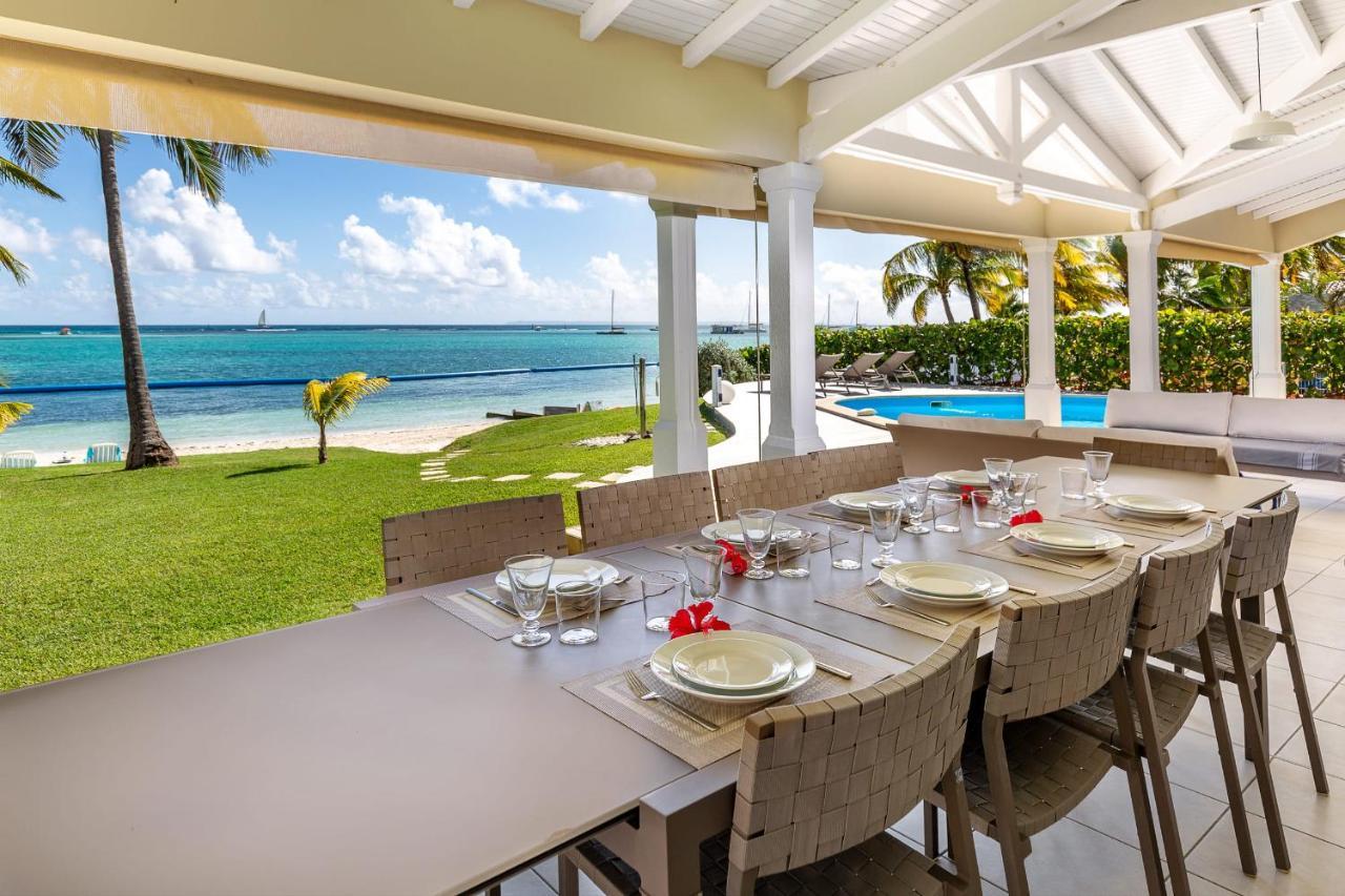 Villa Marine 5 Etoiles Sur La Plage Du Lagon A Deux Pas Du Golf سانت فرانسوا المظهر الخارجي الصورة