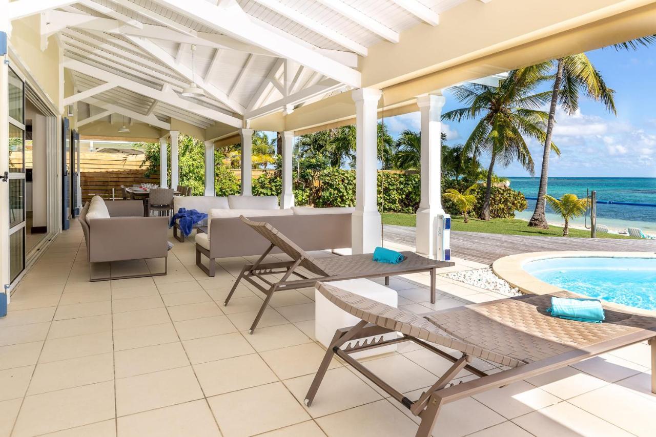 Villa Marine 5 Etoiles Sur La Plage Du Lagon A Deux Pas Du Golf سانت فرانسوا المظهر الخارجي الصورة