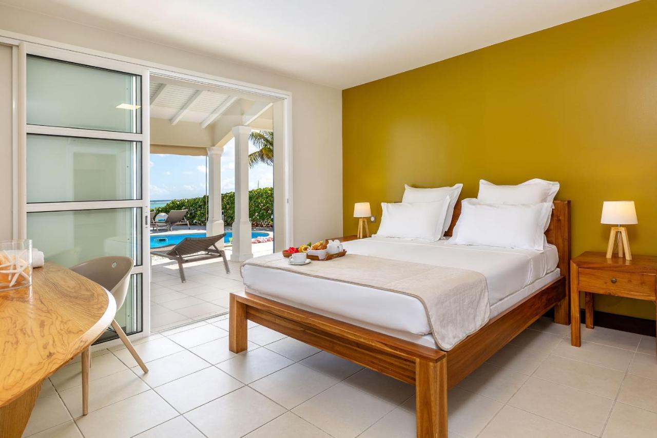 Villa Marine 5 Etoiles Sur La Plage Du Lagon A Deux Pas Du Golf سانت فرانسوا المظهر الخارجي الصورة