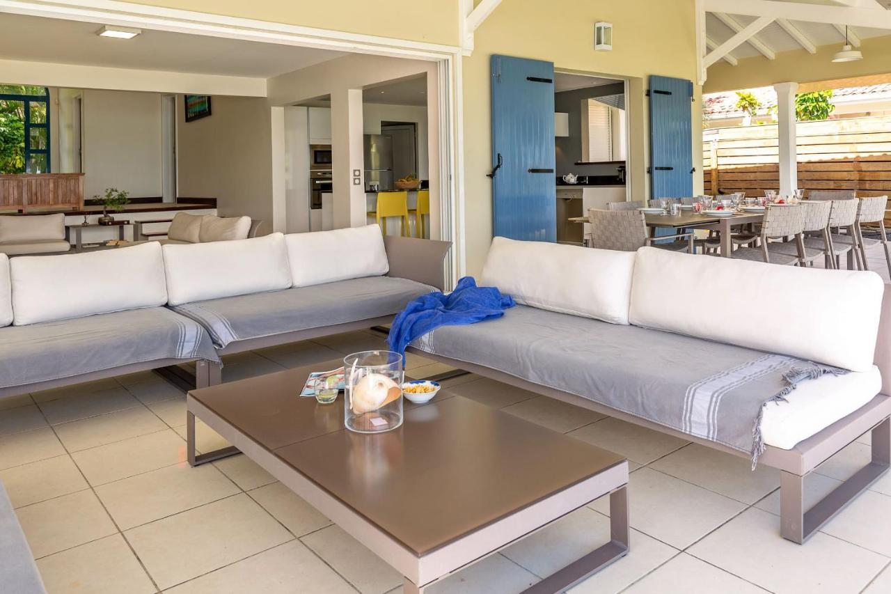 Villa Marine 5 Etoiles Sur La Plage Du Lagon A Deux Pas Du Golf سانت فرانسوا المظهر الخارجي الصورة